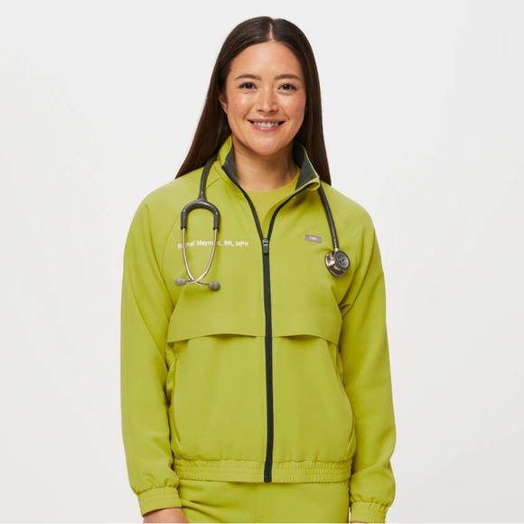 FIGS | limeade Sydney scrub jacket | medium - Picture 1 of 2